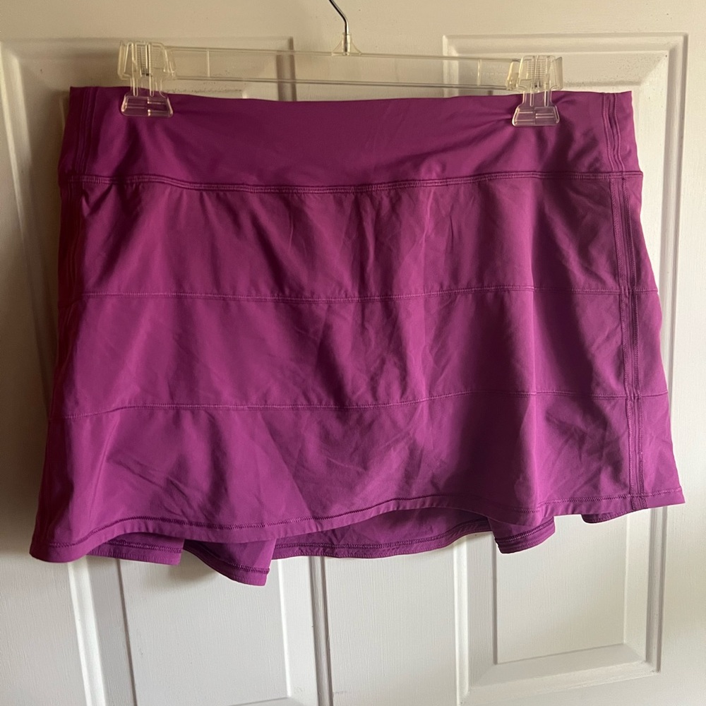 Lululemon Magenta Active Skirt Sz 14